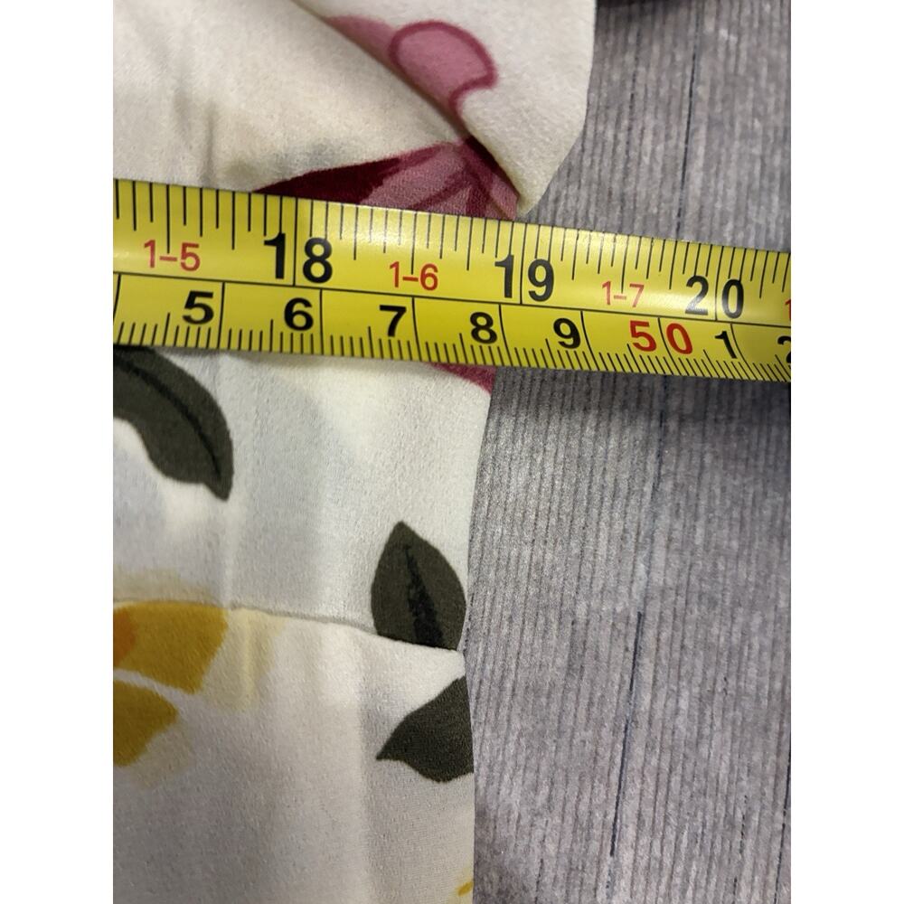 Ann Taylor Factory Summer 2026 Collection floral Boat, Neck Blouse Petite Small - Picture 7 of 8